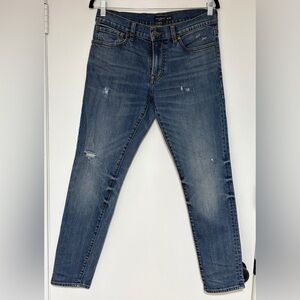 Men’s Club Monaco Denim Distressed Blue Jeans Size 30 x 30
